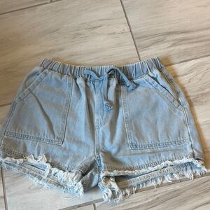 Light Blue Denim Women's Shorts